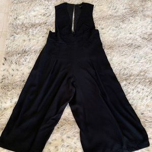 Black BCBG Wide Leg Jumpsuit